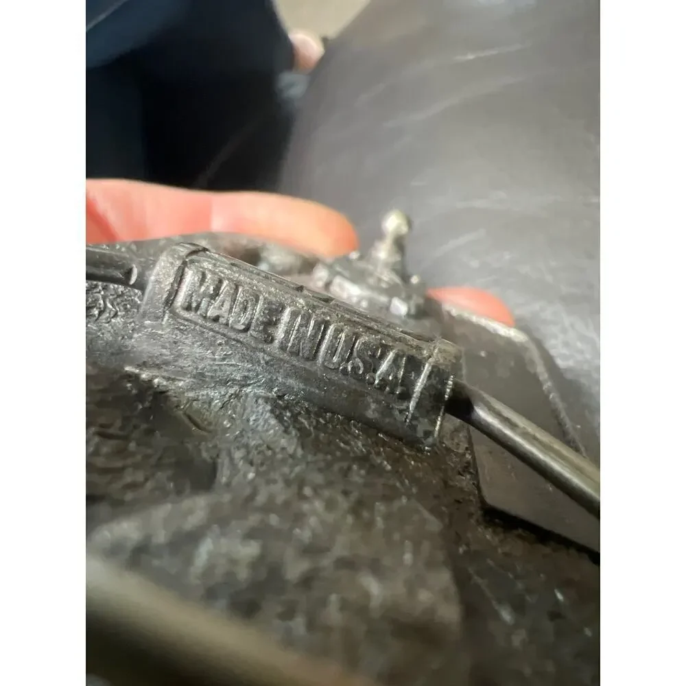 Deutz-Allis silver belt buckle limited edition OS